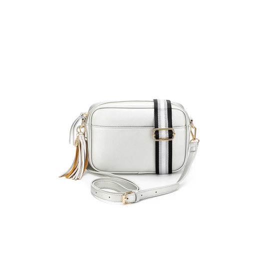 Black Caviar Indie Crossbody Bag Silver