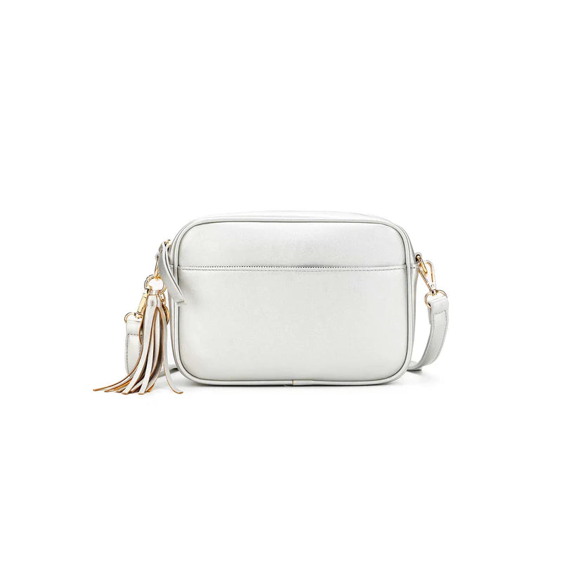 Black Caviar Indie Crossbody Bag Silver