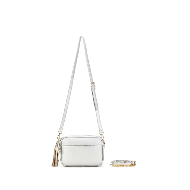 Black Caviar Indie Crossbody Bag Silver