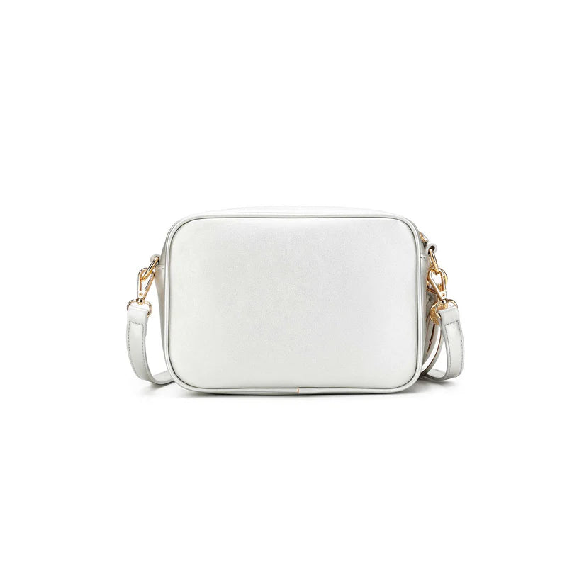 Black Caviar Indie Crossbody Bag Silver