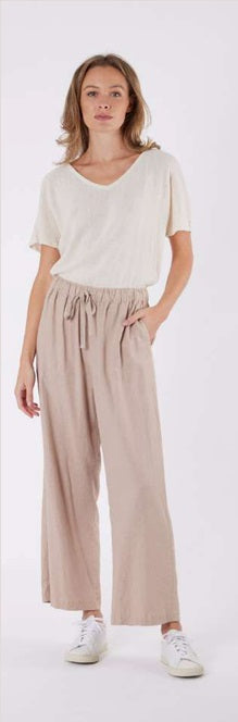 Isla Linen Pants Stone