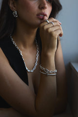 Zafino Ivy Earrings Silver