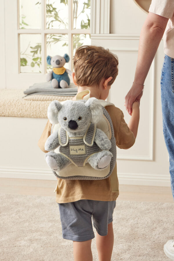 Jiggle & Giggle Plush Koala Hug-Me Buddy Backpack lifestyle shot 1