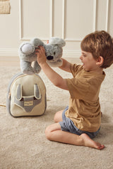 Jiggle & Giggle Plush Koala Hug-Me Buddy Backpack lifestyle shot 3