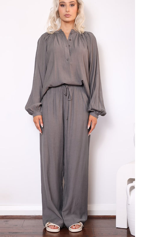 Palazzo Pants Grey