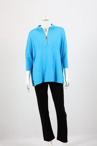 Jumper Zip Aqua