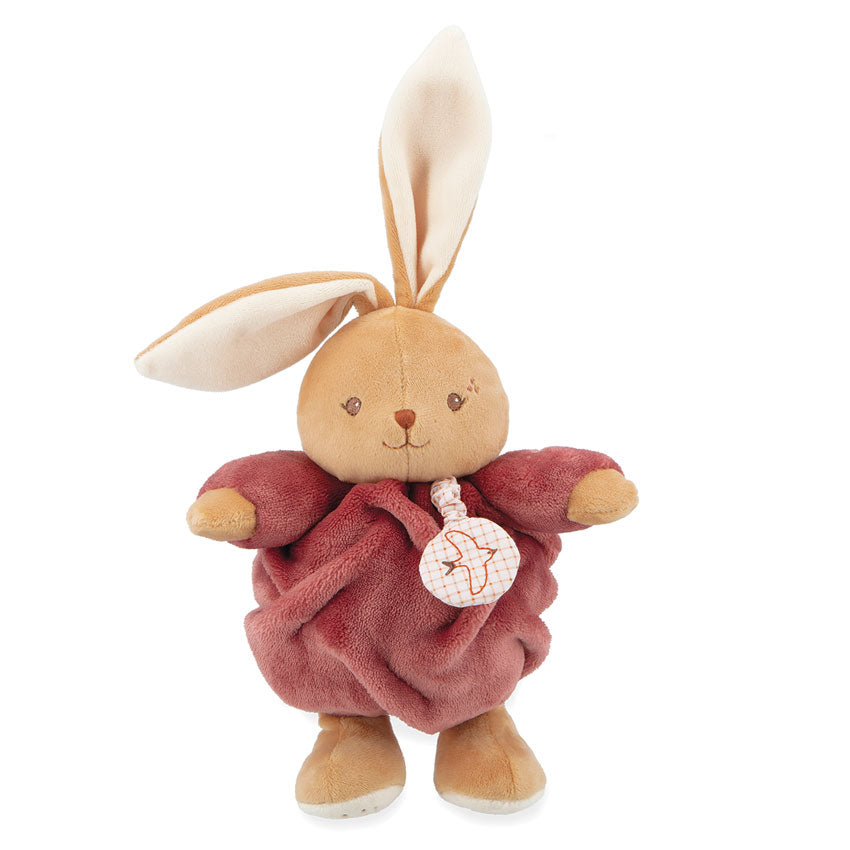 Signature Plume Rabbit Musical – Burgundy Plush Toy
