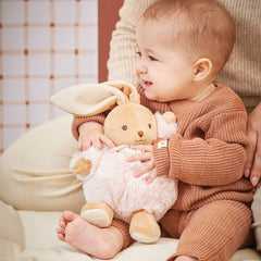 PERLE Rabbit – Soft Pink Plush Toy