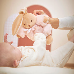 PERLE Rabbit – Soft Pink Plush Toy