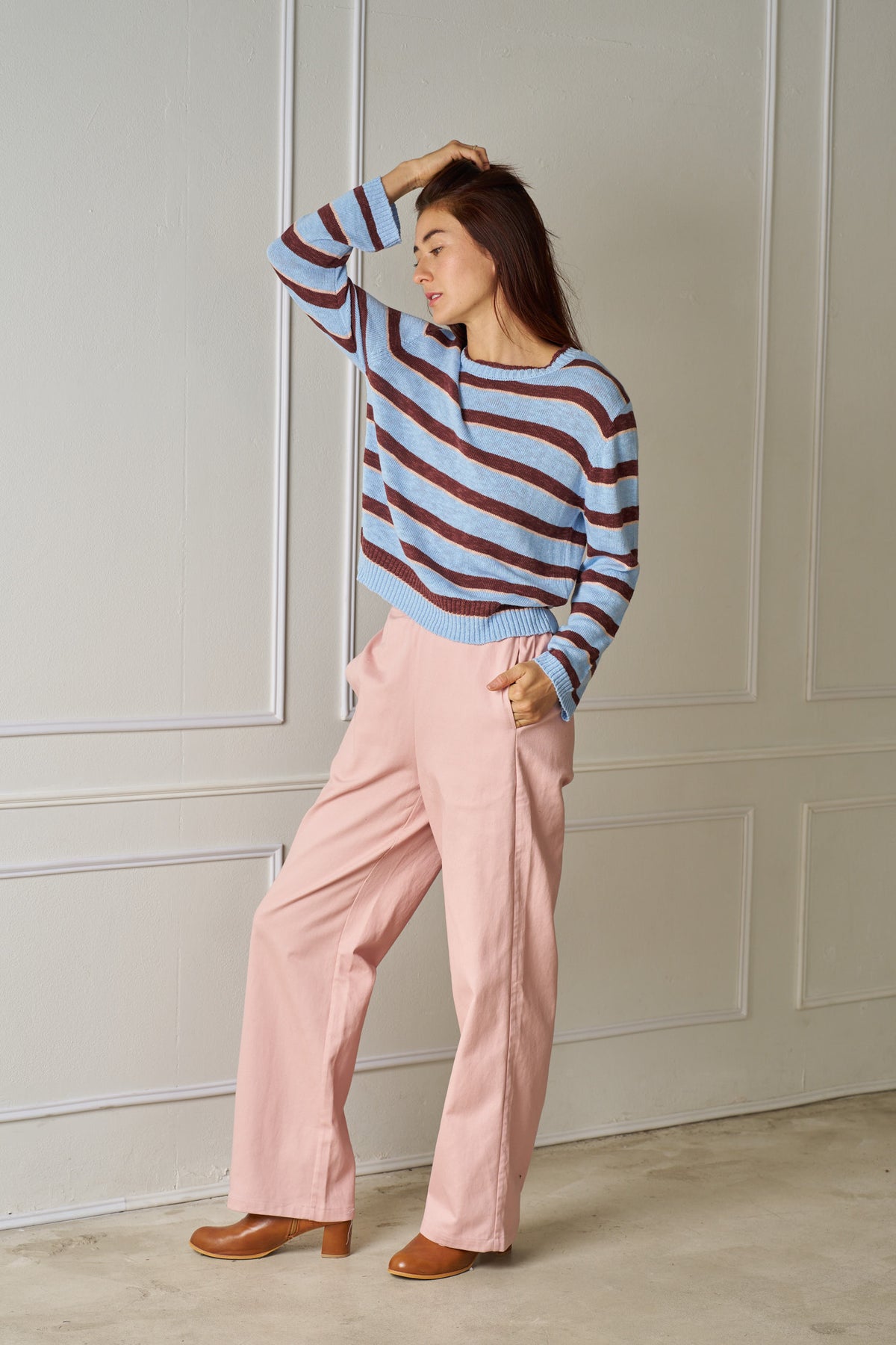 Valeria Label Archie Knit - Blue
