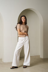 Tirion Knit Tee - Oatmeal
