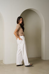 Tirion Knit Tee - Oatmeal