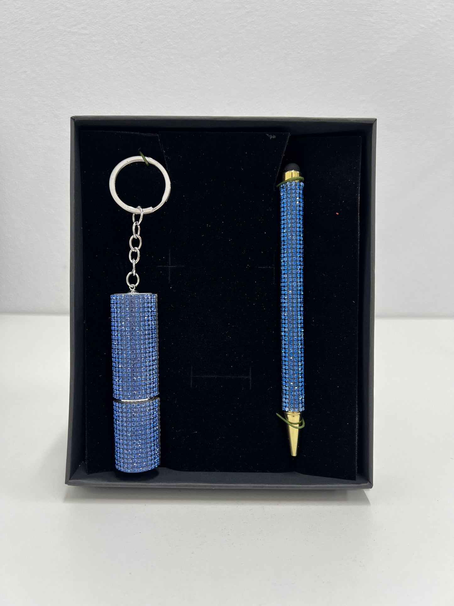 Bling Atomiser Keyring & Diamond Pen Gift Set