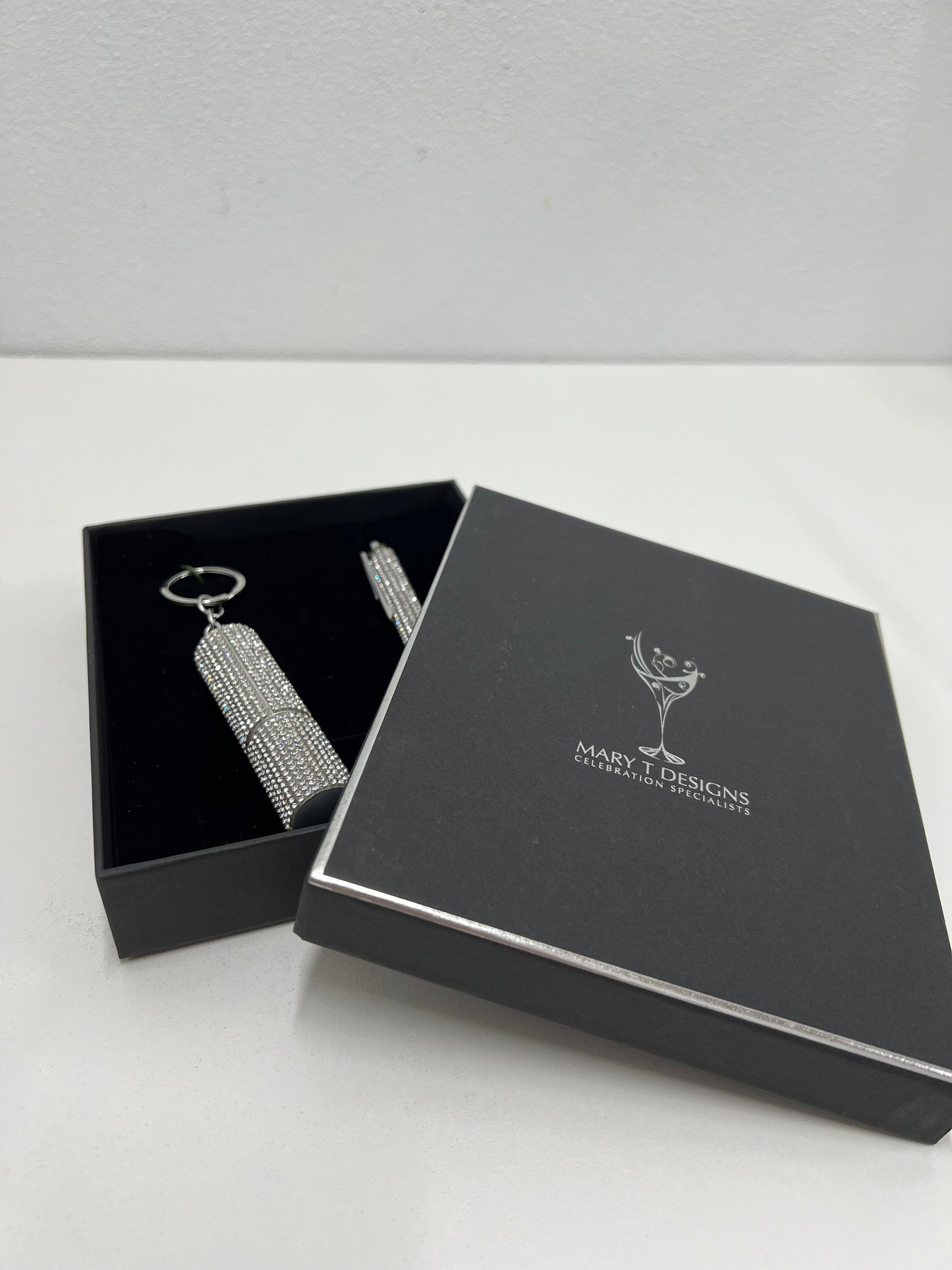 Bling Atomiser Keyring & Diamond Pen Gift Set