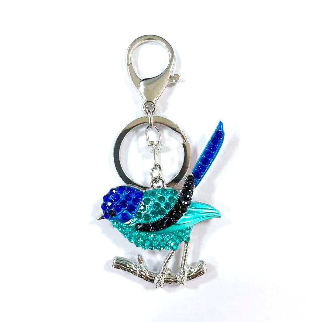 Keyring Blue Wren