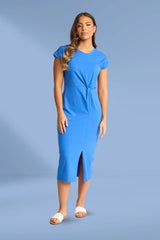 Knewe Parker Dress in Harbour (electric blue)