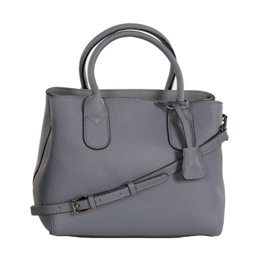 Milan Leather Mini Tote Bag - Blue