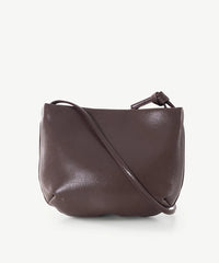 Sassy Duck Delta Leather Cross Body Bag in Coffee