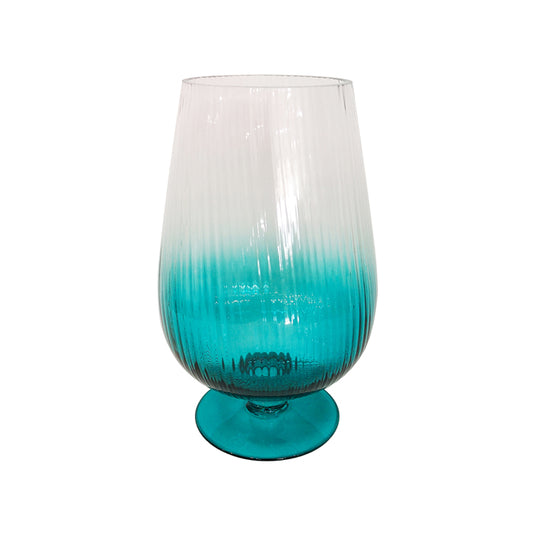 Hurricane Glass - Aqua