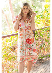 Cienna Rouge Bloom Dresden Dress