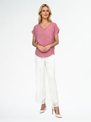 Linen Blend Top - Peperosa