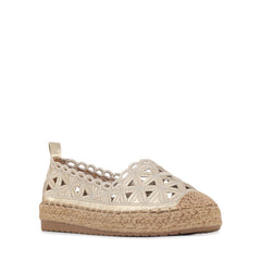 Lace Cutout Espadrille Flat