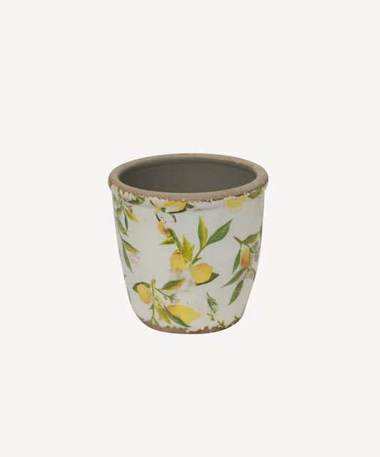 Botanical Lemon Pot Small