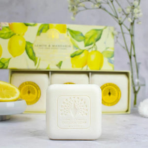 Gift Soap Bars Lemon & Mandarin 3x100g