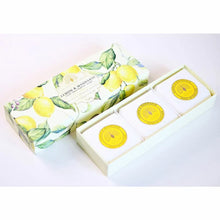 Load image into Gallery viewer, Gift Soap Bars Lemon &amp; Mandarin 3x100g