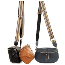 Load image into Gallery viewer, Sassy Duck Lilly Cross Body Leather Bag Slate