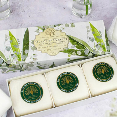 Gift Soap Bars Lily Of The Valley 3x100g