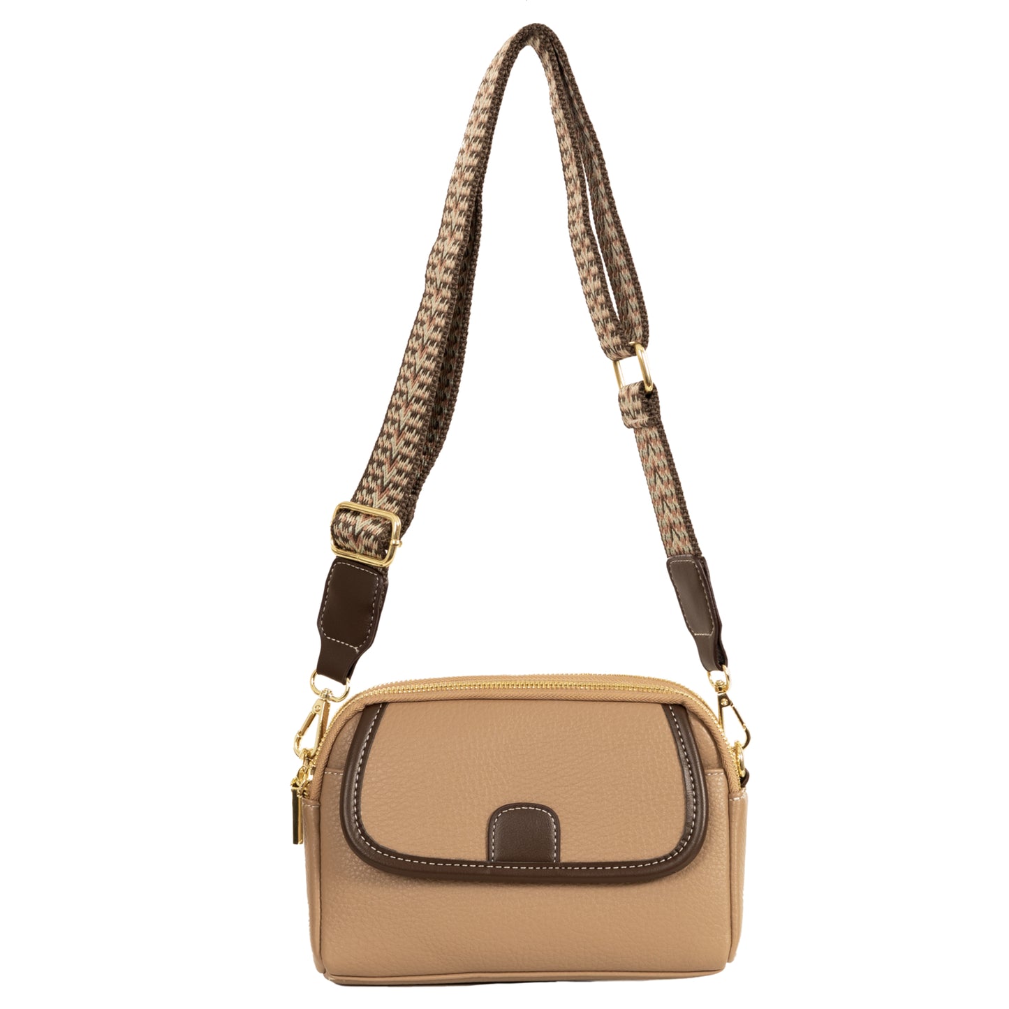 Sassy Duck Lina Cross Body Bag Beige