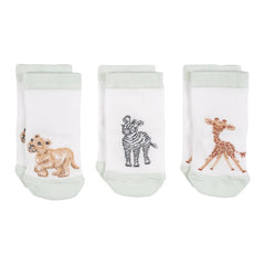 Wrendale Little Savannah Baby Socks Set of 3