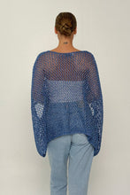 Load image into Gallery viewer, Worthier Lurex Knit Cobalt Blue