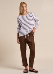 Little Lies Luxe Pants -  Chocolate