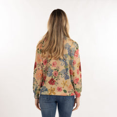 Sassy Duck Marion Knit Top Light Floral