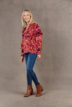 Load image into Gallery viewer, Mayan Frill Blouse Magenta