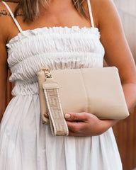Louenhide Mimi Clutch Biscotti