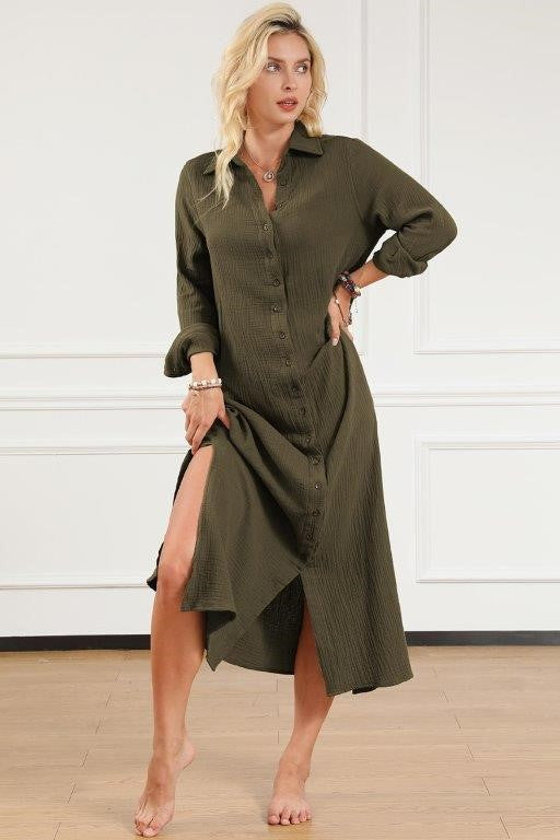 Misty Maxi Dress Khaki