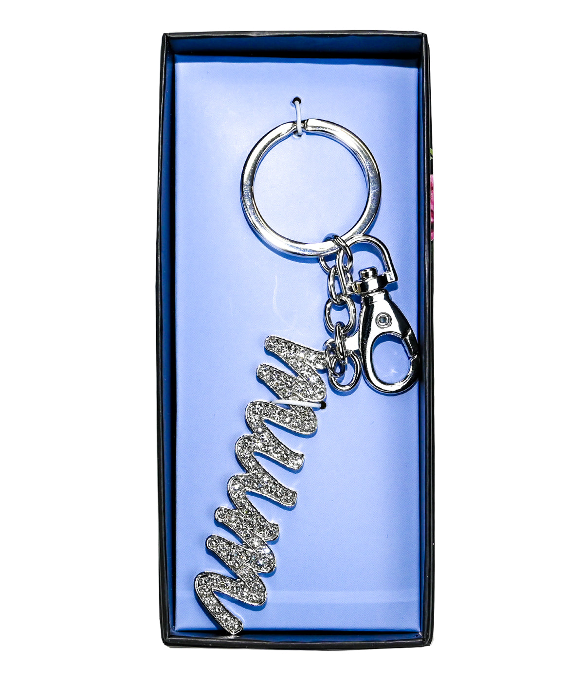 Diamante Keyring Mum