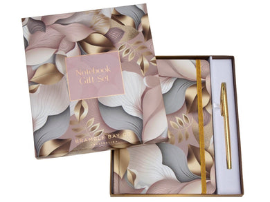 Bramble Bay Co Musk & Gardenia Notepad & Pen Gift Set