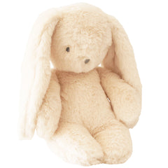 Darcey Plush Baby Bunny 27cm in Ivory detail view
