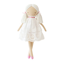 Frankie Broderie Doll – 42cm Handmade Alimrose Doll