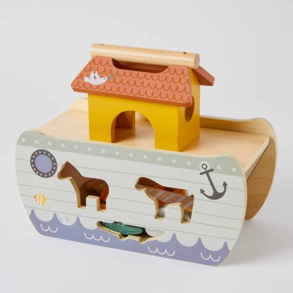 Wooden Noah’s Ark Play Set