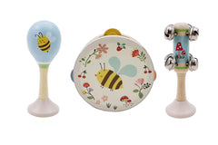 Kaper Kidz Wooden Spring Insect Musical Toy (one musical toy only)