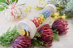 Kaper Kidz Wooden Rainmaker Rattle (one rainmaker only)