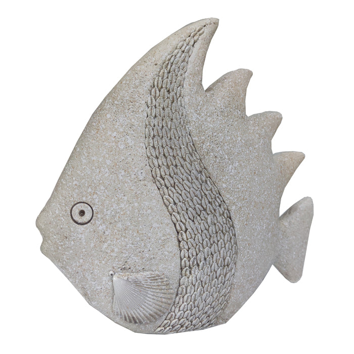 Keppel Whitewash Resin Fish – Large