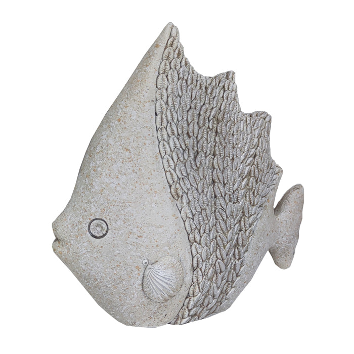 Keppel Whitewash Resin Fish –Small