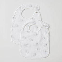 Natural Cotton & Bamboo Baby Bibs – Gift Set