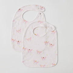 Natural Cotton & Bamboo Baby Bibs – Gift Set